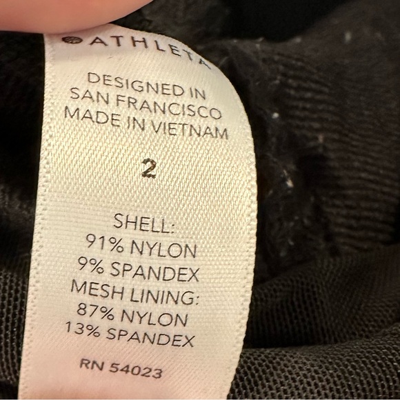 Athleta Wander Stash Skinny Pants Mid Rise Womens 2 Black | N275 - Picture 8 of 9